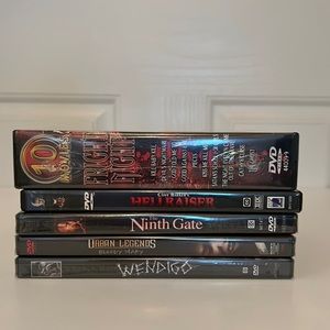 DVD Horror Bundle 14 films (5 boxes) - sold as set